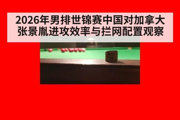 2026年男排世锦赛中国对加拿大张景胤进攻效率与拦网配置观察
